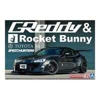 Aoshima 1/24 ZN6 Toyota 86 '12 Greddy & Rocket Bunny Volk Racing Ver. (Toyota) Plastic Model Kit