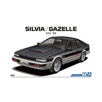 Aoshima 1/24 Nissan S12 Silvia/Gazelle Turbo RS-X '84 Plastic Model Kit