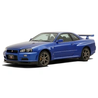 Aoshima 1/32 Nissan R34 Skyline GT-R (Bayside Blue) Plastic Model Kit