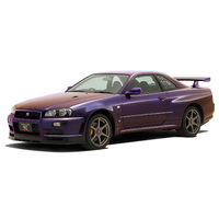 Aoshima 1/32 Nissan R34 Skyline GT-R (Midnight Purple III) Plastic Model Kit