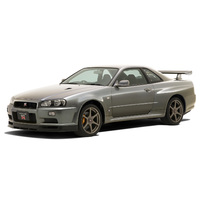 Aoshima 1/32 Nissan R34 Skyline GT-R Nur(Sparkling Silver) Plastic Model Kit