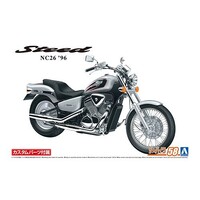 Aoshima 1/12 Honda NC26 Steed VSE '96 With Costom Parts Plastic Model Kit