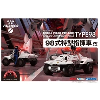 Aoshima 1/43 Mobile Police Patlabor Type 98 command vehicle 2 sets Plastic Model Kit