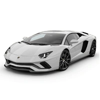 Aoshima 1/32 Lamborghini Aventador S Pearl white Plastic Model Kit 006345