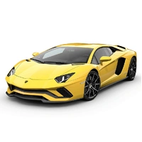 Aoshima 1/32 Lamborghini Aventador S Pearl yellow Plastic Model Kit 006346