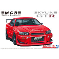 Aoshima 1/24 MCR BNR34 Skyline GT-R '02 (Nissan) Plastic Model Kit