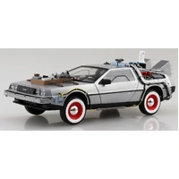 Aoshima 1/24 Time Machine From Back To The Future Part III Plastic Model Kit