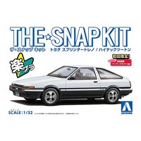 Aoshima 1/32 Toyota Sprinter Trueno (High-tech Two Tone, White & Black)
