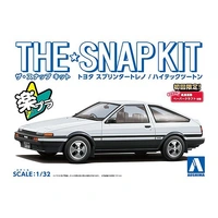 Aoshima 1/32 Toyota Sprinter Trueno (High-tech Two Tone, White & Black)