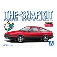 Aoshima 1/32 Toyota Sprinter Trueno (Hi-Flash Two-Tone, Red & Black)