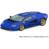 Aoshima 1/32 Snap Lamborghini Countach LPI 800-4 (Metallic Blue) Plastic Model Kit