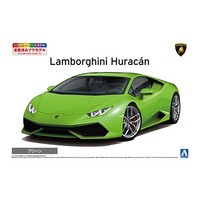 Aoshima 1/24 '14 Lamborghini Huracan Green (Prepainted) Plastic Model Kit