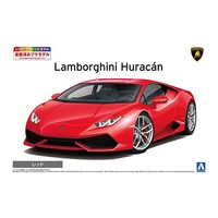 Aoshima 1/24 '14 Lamborghini Huracan Red (Prepainted) Plastic Model Kit