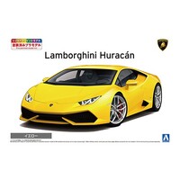 Aoshima 1/24 '14 Lamborghini Huracan Yellow (Prepainted) Plastic Model Kit