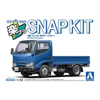 Aoshima 1/32 SNAP Hino Dutro Truck (Blue) Plastic Model Kit