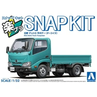 Aoshima 1/32 SNAP Hino Dutro Truck (Turquoise) Plastic Model Kit