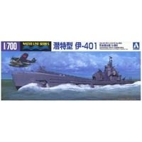 Aoshima 1/700 Japanese Navy Submarine I-401 Plastic Model Kit