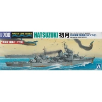 Aoshima 1/700 Japanese Navy Destroyer Hatsuzuki Plastic Model Kit