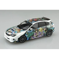 Aoshima 1/24 LoveLive! Sunshine!! GRB Impreza WRX STI '10 (Subaru) Plastic Model Kit