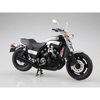 Aoshima 1/12 Yamaha Vmax New Silver Dust Diecast Bike