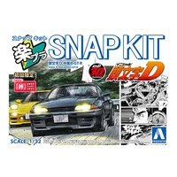 Aoshima 1/32 SNAP Initial D Nakazato's GT-R with Display Base Plastic Model Kit