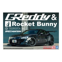 Aoshima 1/24 ZN6 Toyota 86 '12 Greddy & Rocket Bunny Volk Racing Ver. Plastic Model Kit
