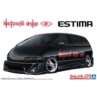 Aoshima 1/24 Black Mafia Toyota TCR11W Estima '98 Plastic Model Kit