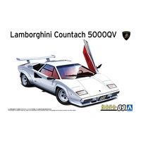 Aoshima 1/24 1985 Lamborghini Countach 5000QV Plastic Model Kit
