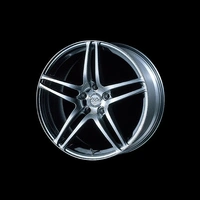 Aoshima 1/24 AVS Model5 18" Wheel Set Plastic Model Kit