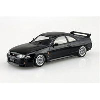 Aoshima 1/32 Nissan R33 Skyline GT-R Custom Wheel (Black) Plastic Model Snap Kit