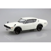Aoshima 1/32 SNAP Nissan C110 Skyline GT-R (White) Plastic Model Kit