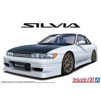 Aoshima 1/24 PS13 Nissan Silvia '91 Aero Custom Plastic Model Kit