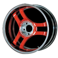 Aoshima 1/24 Super Advan Racing Ver.2 19Inch Wheel Set Plastic Model Kit