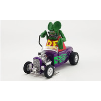 ACME 1932 Ford Blown Hot Rod Roadster with Rat Fink Figure Diecast