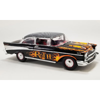 ACME 1/18 Big Daddy Ed Roth Custom Paint Shop 1957 Chevy Bel Air Diecast Metal Car