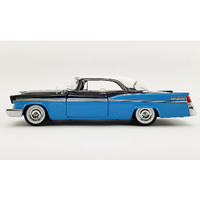 ACME 1/18 1956 White Top Black Hood Sky Bule Body  Chrysler New Yorker St regis