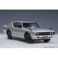 AutoArt 1/18 Nissan Skyline 2000 GT-R (KPGC110) (Silver) Composite Car
