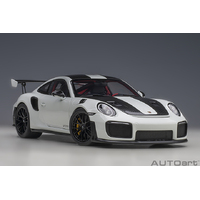 AutoArt 1/18 Porsche 911 (991.2) GT2 RS Weissach Package (White) Composite Car