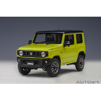AutoArt 1/18 Suzuki Jimny (JB64) (Kinetic Yellow/Black Roof) Composite Car