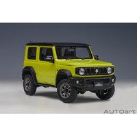 AutoArt 1/18 Suzuki Jimny Sierra (JB74) (Kinetic Yellow/Black Roof) Composite Car