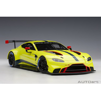 AutoArt 1/18 Aston Martin Vantage GTE Le Mans Pro 2018 Presentation Car (Green with Stripes/Accents) - Sealed Body Composite Car