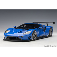 AutoArt 1/18 Ford GT Le Mans Plain Color Version (Blue) Composite Car