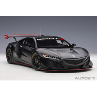 AutoArt 1/18 Honda NSX GT3 2018 (Matt Black) - Sealed Body Composite Car