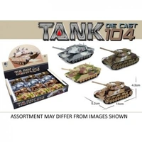 Pull Back Diecast Tank (Assorted)