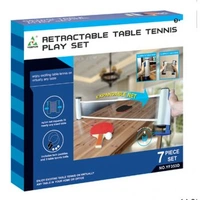 Table Tennis Retractable Net 7 Piece Play Set