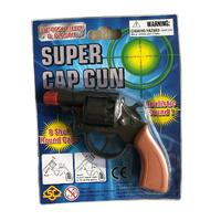 8 Shot Cap Gun Revolver Diecast 4.25"