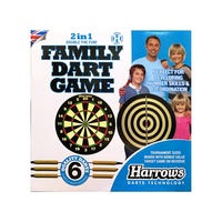 Harrows 2 in 1 Family Dart Game