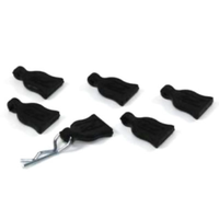 Absima Pin - Grip Black 6pcs AB2440010