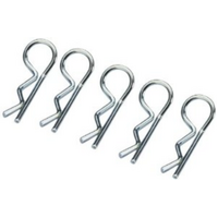 Absima Body Clips Large/Silver 10pcs AB2440014