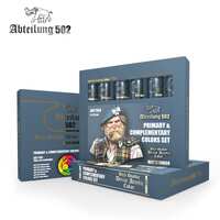 Abteilung 502 Primary And Complementary Colours Dense Acrylic Paint Set [ABT1160]